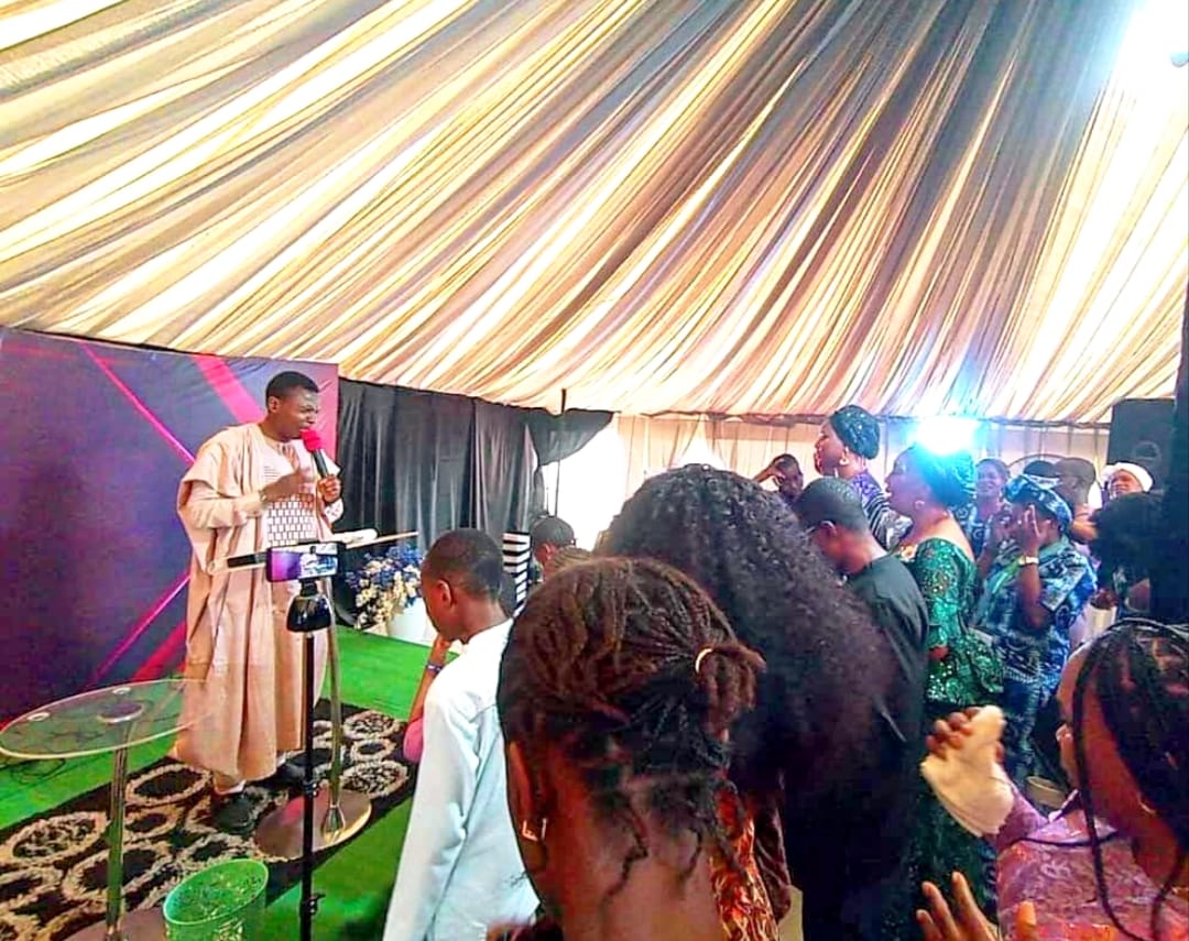 Pastor preaching